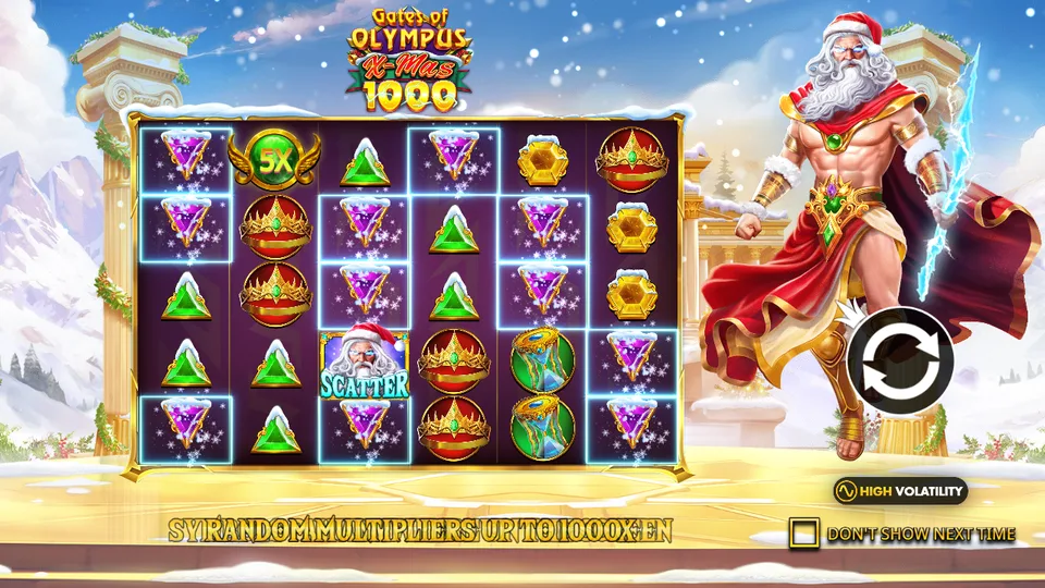 Gates of Olympus Xmas 1000 review of the festive Zeus edition