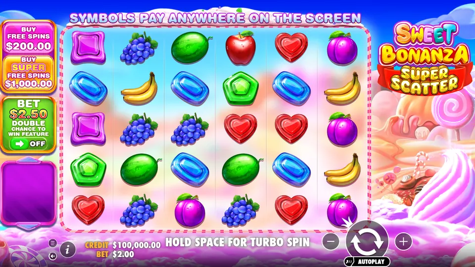Sweet Bonanza Super Scatter Review with a 50,000x Top Prize